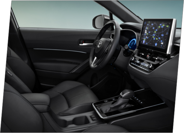 Wnętrze w Toyota Corolla Cross